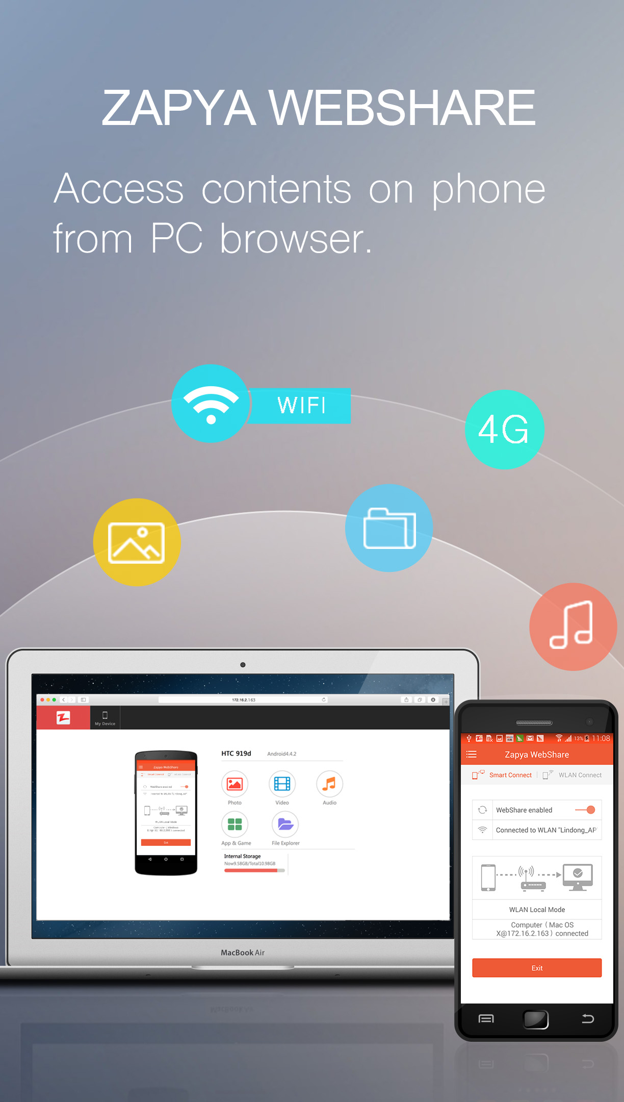 Zapya WebShare Screenshot